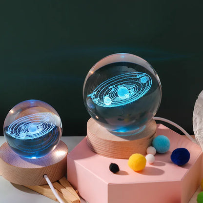 LuminaGlobe: IllumiArt Glass Globe