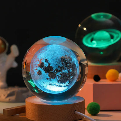 LuminaGlobe: IllumiArt Glass Globe