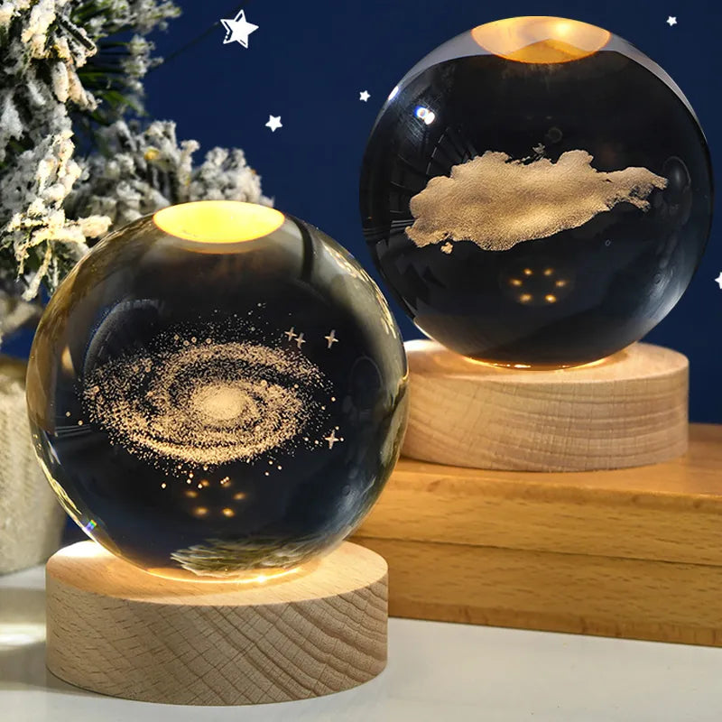 LuminaGlobe: IllumiArt Glass Globe