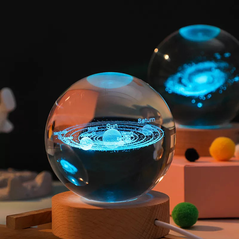 LuminaGlobe: IllumiArt Glass Globe