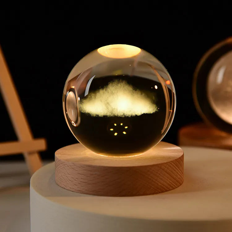 LuminaGlobe: IllumiArt Glass Globe