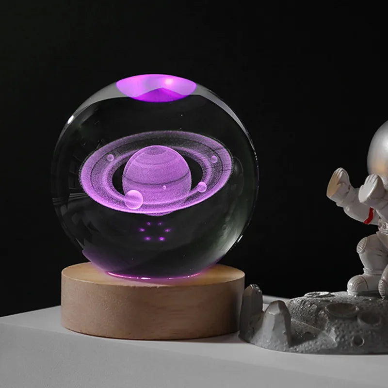 LuminaGlobe: IllumiArt Glass Globe