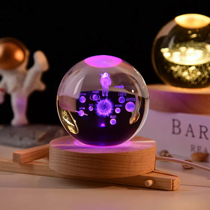 LuminaGlobe: IllumiArt Glass Globe