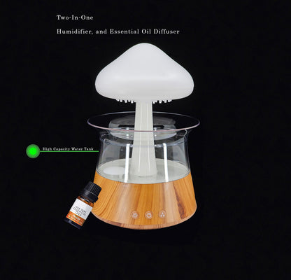 MistyMeadows: Mushroom Raindrop Humidifier